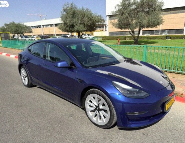 טסלה מודל 3 Long Range חשמלי אוט׳ (498 כ״ס) 2021 יד 3